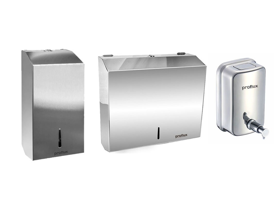 Dispenser Inox 304 Toalheiro Papeleira Saboneteira Proflux 51.523