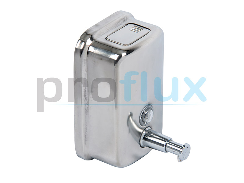 Saboneteira / Dispenser de Pressão Inox com Visor Semi Brilho 500ml 51.107
