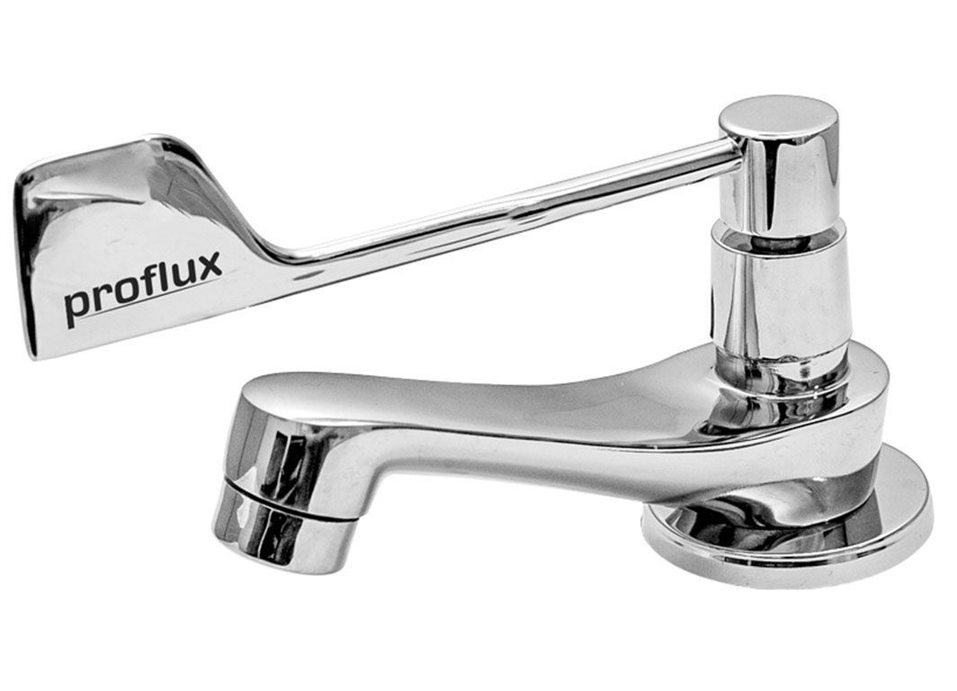 Torneira Clinica Alavanca Confort para Banheiro de Mesa Proflux 21.073P